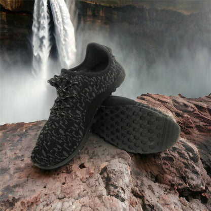 Мужские кроссовки сетка 40 размер. Эспадрильи мужские | Легкие летние черные кроссовки. Модель 74612. Цвет: черный