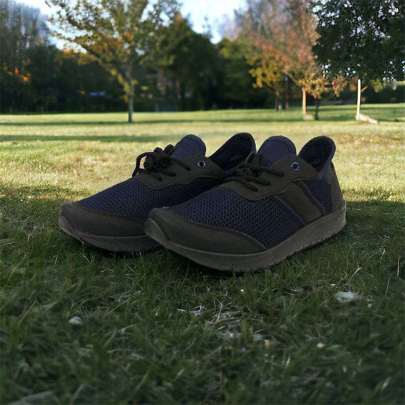 Кроссовки мужские сетка 41 размер. Летние кроссовки, модные универсальные кроссовки. Модель 46913. Цвет: синий