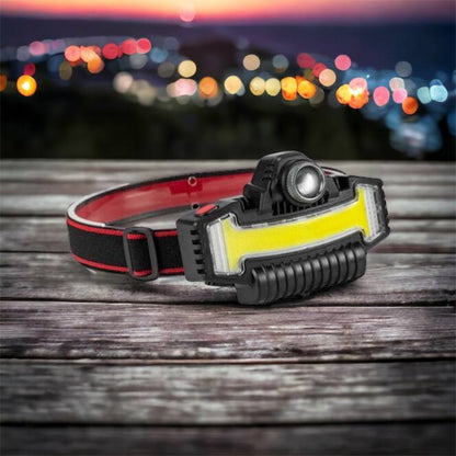 Налобный фонарик Bailong BL-W685-LTS+COB+RGB, 5 режимов, водостойкий, ударостойкий, USB кабель Type-c