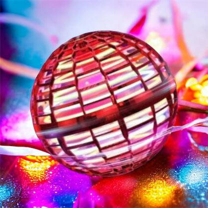 Летающий шар спиннер светящийся FlyNova Pro Gyrosphere игрушка мяч бумеранг, игрушка летающий шар