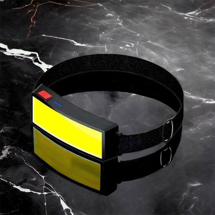 Налобный фонарик яркий рассеивающий для СТО Bailong BL-F007-COB, 3 режима, водостойкий, зарядка от USB