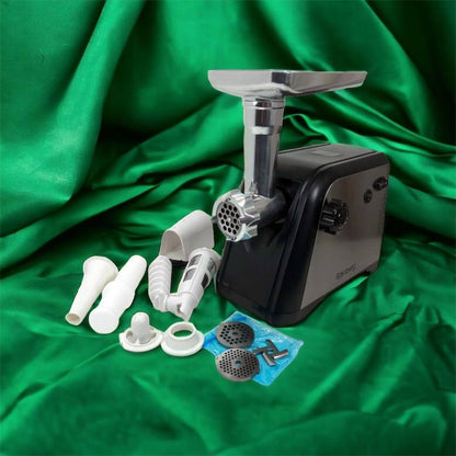 Мясорубка Rainberg RB-672 3000W электрическая с реверсом и соковыжималкой, мясорубка электрическая металл