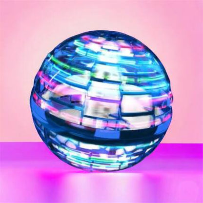 Летающий шар спиннер светящийся FlyNova Pro Gyrosphere игрушка мяч бумеранг, игрушка летающий шар
