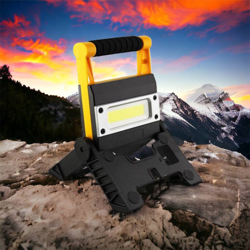 Фонарь-прожектор аккумуляторный BL MS 8006 7858 ручной, аккумуляторный кемпинговый фонарь, лампа