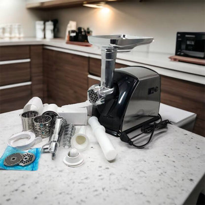 Мясорубка Suntera SMG-5454SS, Кухонная мясорубка, Мясорубка электрическая металл, Мясорубка-соковижималка