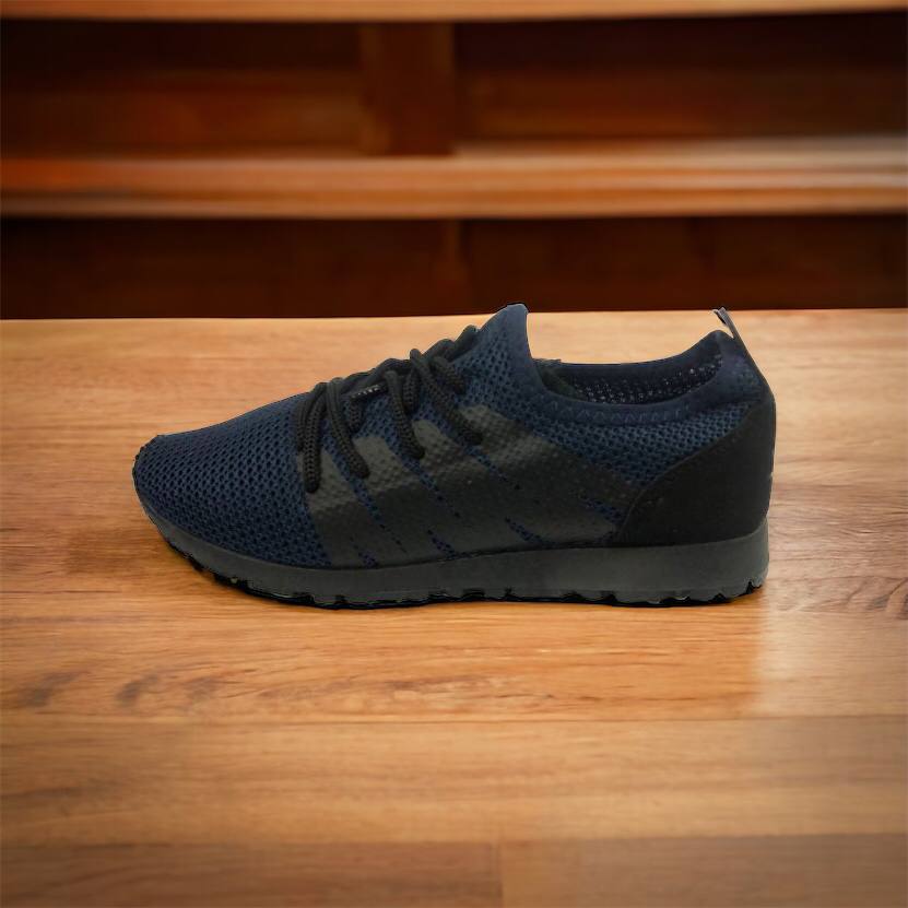 Кроссовки лето сетка мужские 40 размер | Текстильные кроссовки сеткой | Модель 41373. Цвет: синий