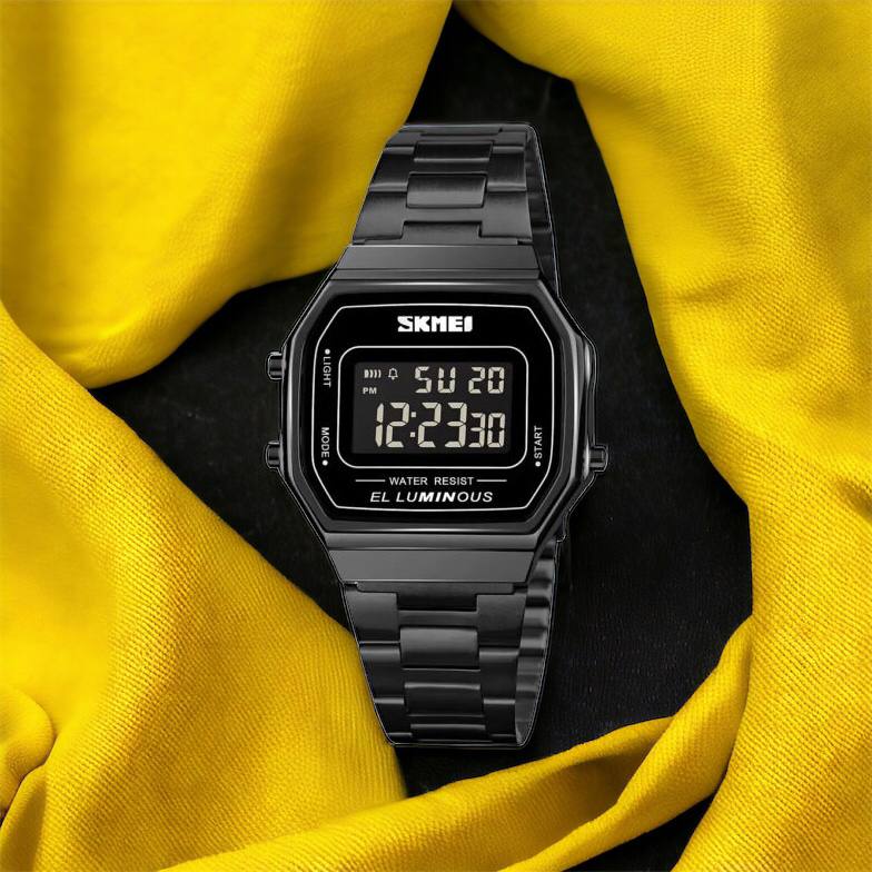 Часы наручные мужские SKMEI 1647BK, оригинальные мужские часы, противоударные часы для военнослужащих