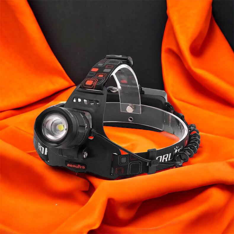 Налобный фонарь Bailong BL-T32-P50, мощный налобный светодиодный фонарик на голову, три режима