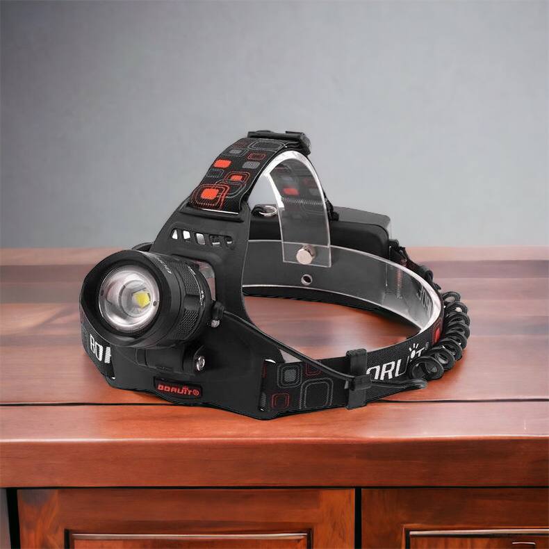 Налобный фонарь Bailong BL-T32-P50, мощный налобный светодиодный фонарик на голову, три режима