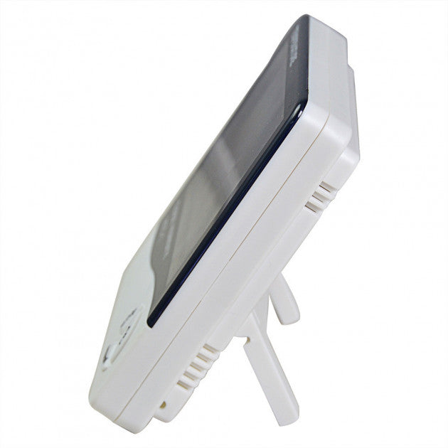 Термогігрометр Generic HTC-1 годинник будильник метеостанція, Термометр гігрометр в будь-якому місці