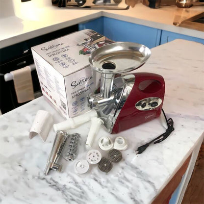 Электромясорубка Suntera SMG-5420R 1800 Вт, электромясорубка соковыжималка для томатов, мясорубка для дома