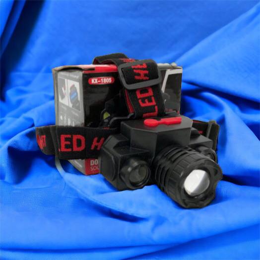 Фонарь налобный Bailong BL-1805 COB XPE аккумуляторный, фонарь на голову для рыбалки, надежный налобный