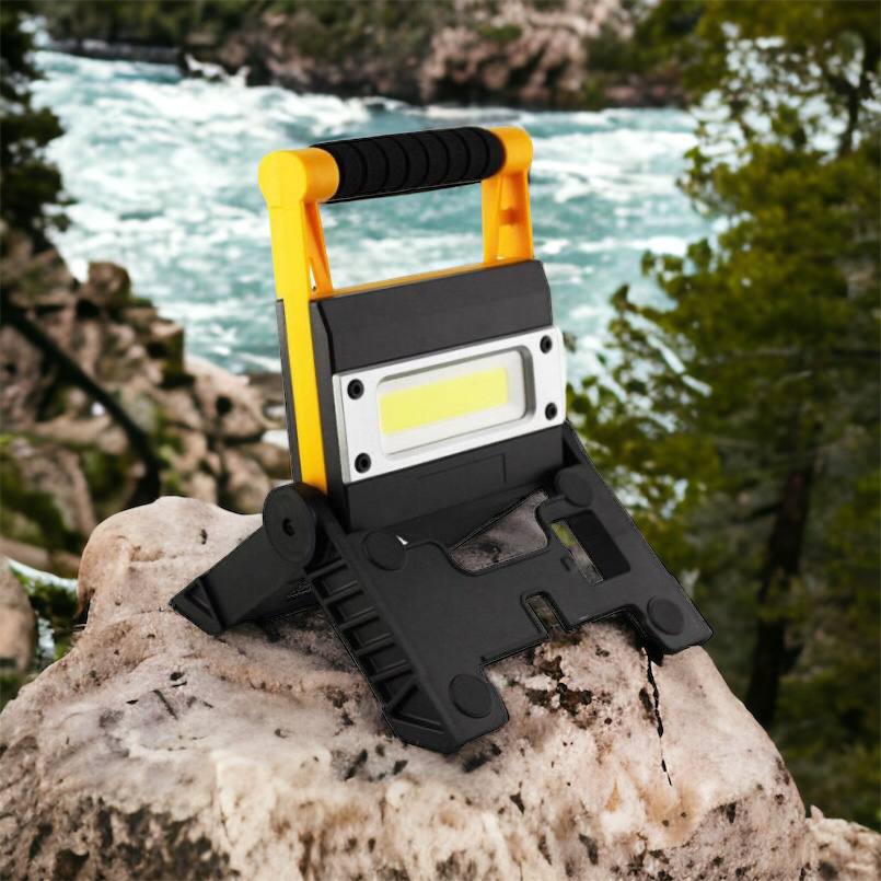 Фонарь-прожектор аккумуляторный BL MS 8006 7858 ручной, аккумуляторный кемпинговый фонарь, лампа