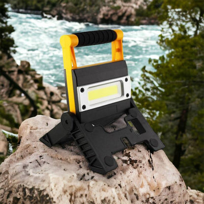 Фонарь-прожектор аккумуляторный BL MS 8006 7858 ручной, аккумуляторный кемпинговый фонарь, лампа