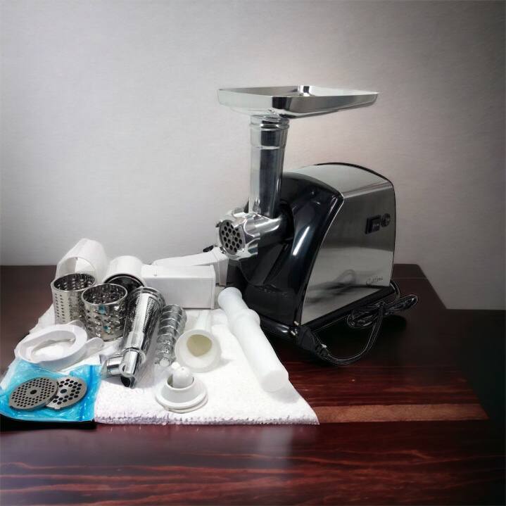 Мясорубка Suntera SMG-5454SS, Кухонная мясорубка, Мясорубка электрическая металл, Мясорубка-соковижималка