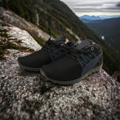 Спортивные кроссовки мужские летние из сетки 40 размер. Летние кроссовки сетка. Модель 24112. Цвет: черный