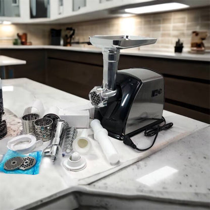 Мясорубка Suntera SMG-5454SS, Кухонная мясорубка, Мясорубка электрическая металл, Мясорубка-соковижималка