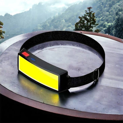 Налобный фонарик яркий рассеивающий для СТО Bailong BL-F007-COB, 3 режима, водостойкий, зарядка от USB