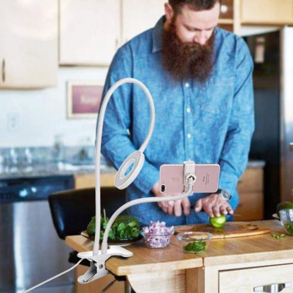 Набор блогера Professional Live Stream, светодиодная кольцевая лампа для селфи, Led лампа кольцевая