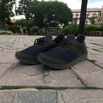 Кроссовки мужские сетка 41 размер. Летние кроссовки, модные универсальные кроссовки. Модель 46913. Цвет: синий