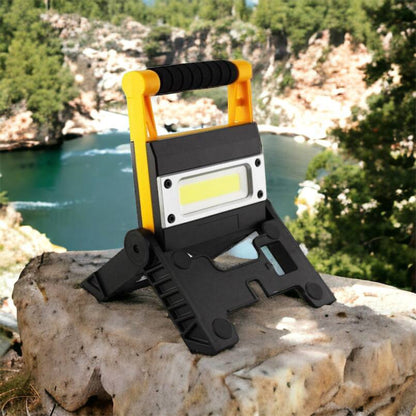 Фонарь-прожектор аккумуляторный BL MS 8006 7858 ручной, аккумуляторный кемпинговый фонарь, лампа