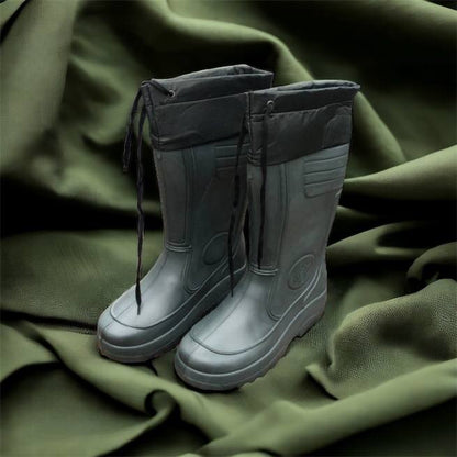 Сапоги мужские резиновые высокие утепленные с подвязкой 44 размер (29 см), сапоги резиновые для рыбалки