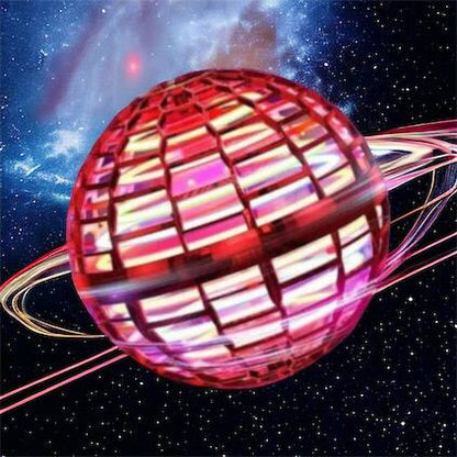 Летающий шар спиннер светящийся FlyNova Pro Gyrosphere игрушка мяч бумеранг, игрушка летающий шар