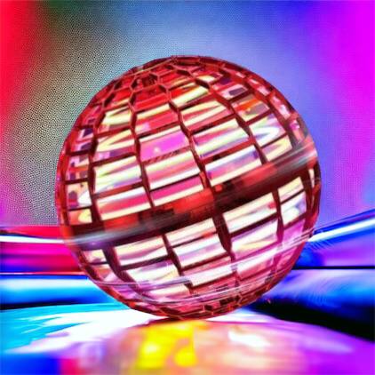 Летающий шар спиннер светящийся FlyNova Pro Gyrosphere игрушка мяч бумеранг, игрушка летающий шар