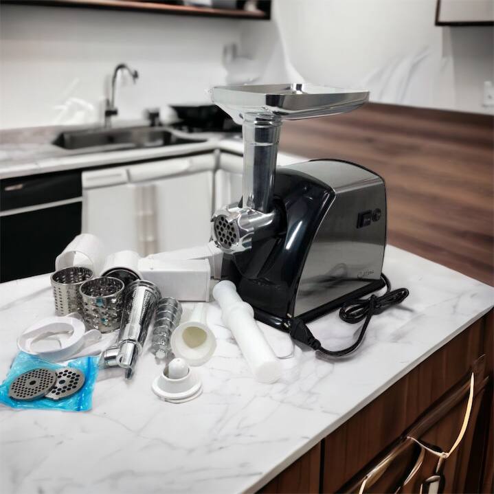 Мясорубка Suntera SMG-5454SS, Кухонная мясорубка, Мясорубка электрическая металл, Мясорубка-соковижималка