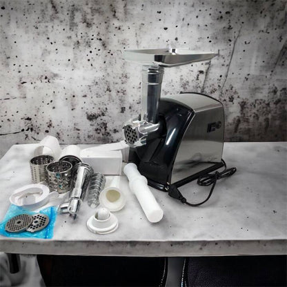 Мясорубка Suntera SMG-5454SS, Кухонная мясорубка, Мясорубка электрическая металл, Мясорубка-соковижималка