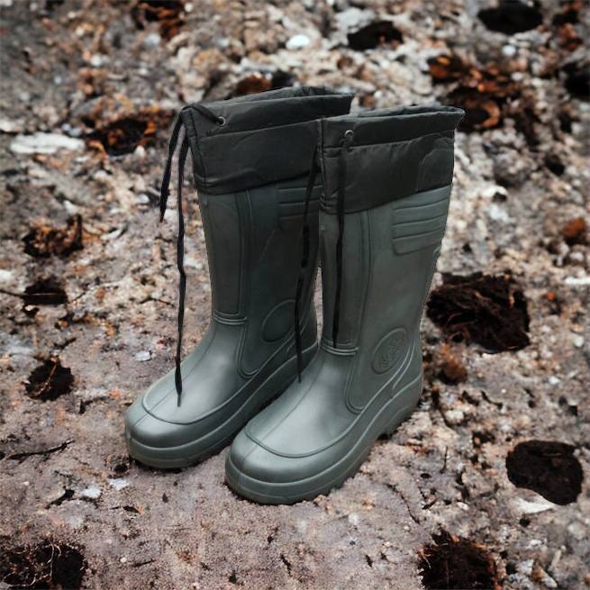 Сапоги мужские резиновые высокие утепленные с подвязкой 44 размер (29 см), сапоги резиновые для рыбалки