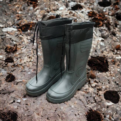 Сапоги мужские резиновые высокие утепленные с подвязкой 44 размер (29 см), сапоги резиновые для рыбалки