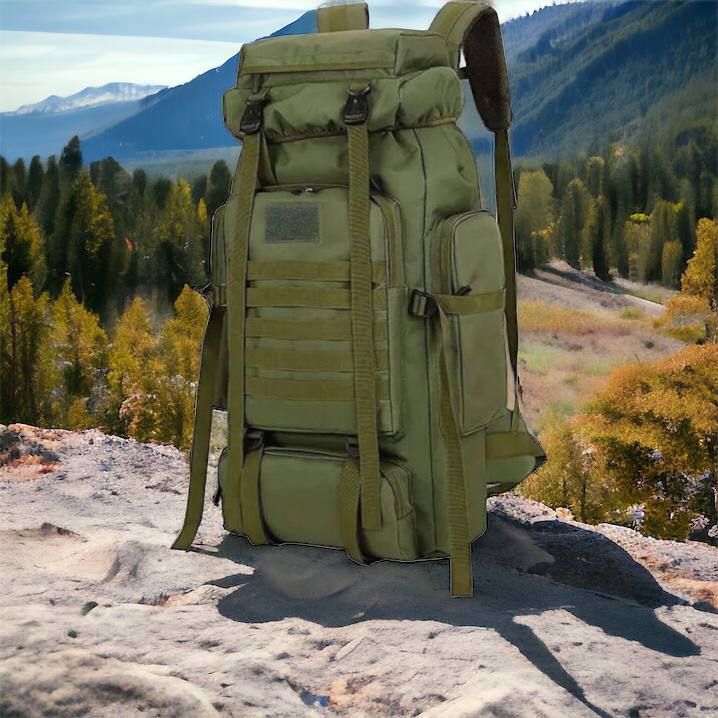 Тактический рюкзак на 70л больший армейский баул, походная сумка / Военный рюкзак, тактический рюкзак ВСУ