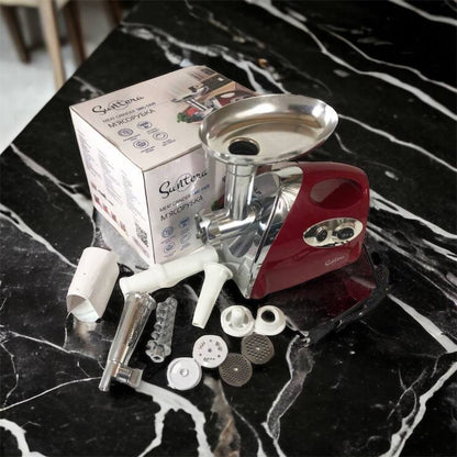 Электромясорубка Suntera SMG-5420R 1800 Вт, электромясорубка соковыжималка для томатов, мясорубка для дома