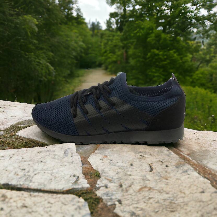 Кроссовки лето сетка мужские 40 размер | Текстильные кроссовки сеткой | Модель 41373. Цвет: синий