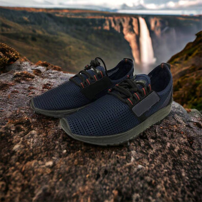 Кроссовки мужские весна 41 размер. Летние кроссовки, молодежные кроссовки. Модель 39146. Цвет: синий