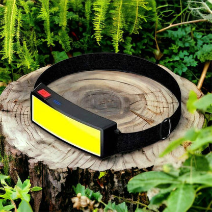 Налобный фонарик яркий рассеивающий для СТО Bailong BL-F007-COB, 3 режима, водостойкий, зарядка от USB