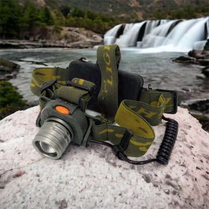 Налобный фонарь тактический Bailong BL-1505 \ 602B SENSOR с датчиком движения, Фонарик налобный led