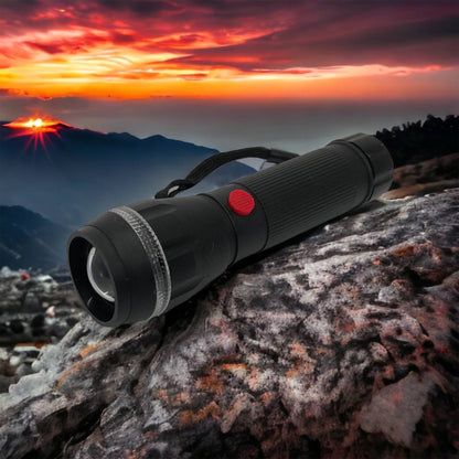 Ручний ліхтарик на батарейках (3хААА) з функцією зуму, кишеньковий міні ліхтар лід ліхтар переносний гарний