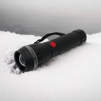 Ручний ліхтарик на батарейках (3хААА) з функцією зуму, кишеньковий міні ліхтар лід ліхтар переносний гарний