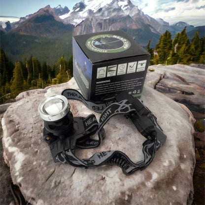 Фонарик на голову Bailong BL-8070-P50, LED налобный аккумуляторный фонарь, фонарь на голову для рыбалки