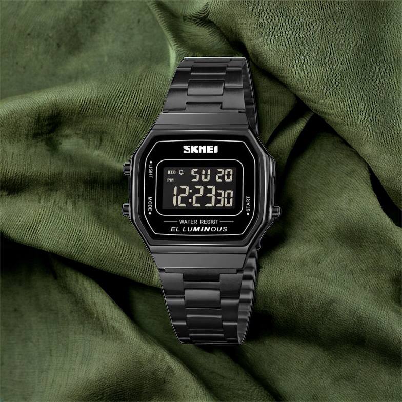 Часы наручные мужские SKMEI 1647BK, оригинальные мужские часы, противоударные часы для военнослужащих