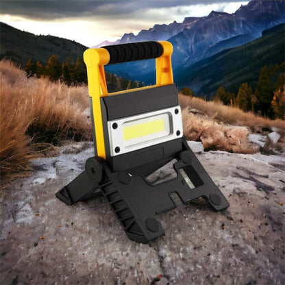 Фонарь-прожектор аккумуляторный BL MS 8006 7858 ручной, аккумуляторный кемпинговый фонарь, лампа