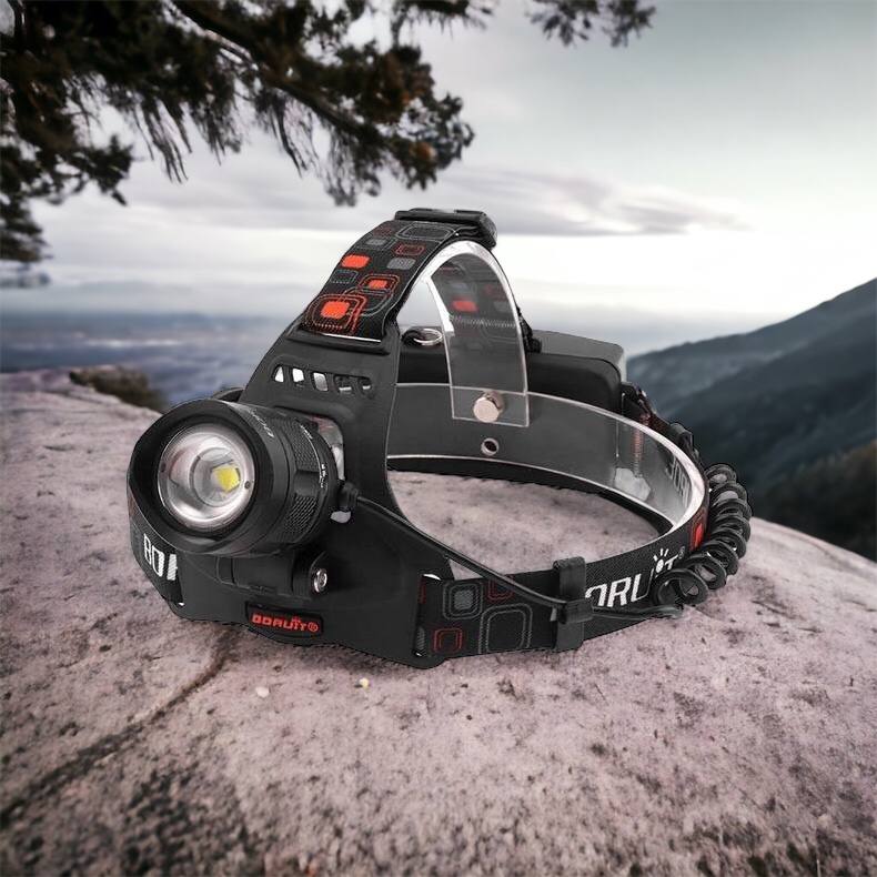 Налобный фонарь Bailong BL-T32-P50, мощный налобный светодиодный фонарик на голову, три режима