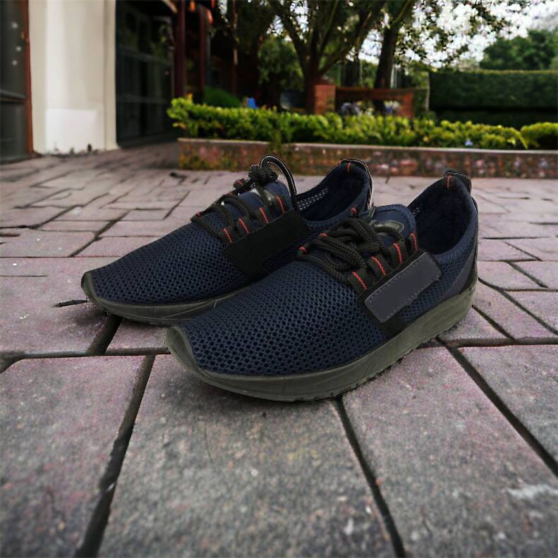 Кроссовки мужские весна 41 размер. Летние кроссовки, молодежные кроссовки. Модель 39146. Цвет: синий