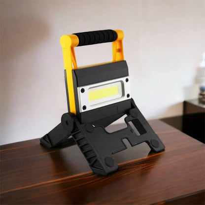 Фонарь-прожектор аккумуляторный BL MS 8006 7858 ручной, аккумуляторный кемпинговый фонарь, лампа