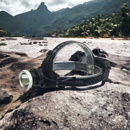 Фонарик на голову Bailong BL-8070-P50, LED налобный аккумуляторный фонарь, фонарь на голову для рыбалки