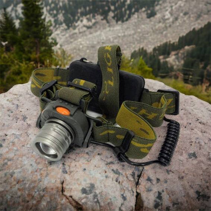 Налобный фонарь тактический Bailong BL-1505 \ 602B SENSOR с датчиком движения, Фонарик налобный led