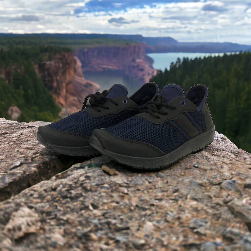 Кроссовки мужские сетка 41 размер. Летние кроссовки, модные универсальные кроссовки. Модель 46913. Цвет: синий