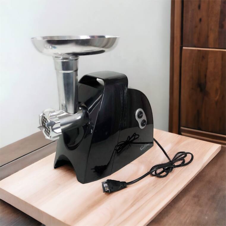 Мясорубка Suntera SMG-5425B, электрическая мясорубка с насадками, электромясорубка для шинковки